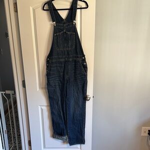 Dark Blue Denim Overalls
